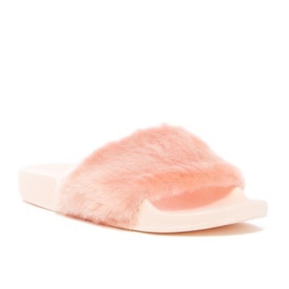 Report Gemma Faux Fur slides sz9
